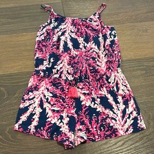 Girls Size 6/7 Cotton Lilly Pulitzer romper